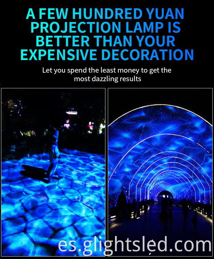 Lighting Professional Restaurant Mall Hotel Decoration 200W Logotipo personalizado Proyector Luz